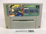 SK2033 Bazooka Blitzkrieg Destructive SNES Super Famicom Japan
