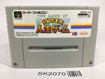 SK2070 The Game of Life Super Jinsei Game SNES Super Famicom Japan