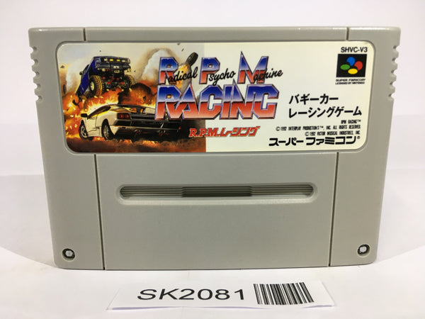 SK2081 RPM Racing Radical Psycho Machine SNES Super Famicom Japan
