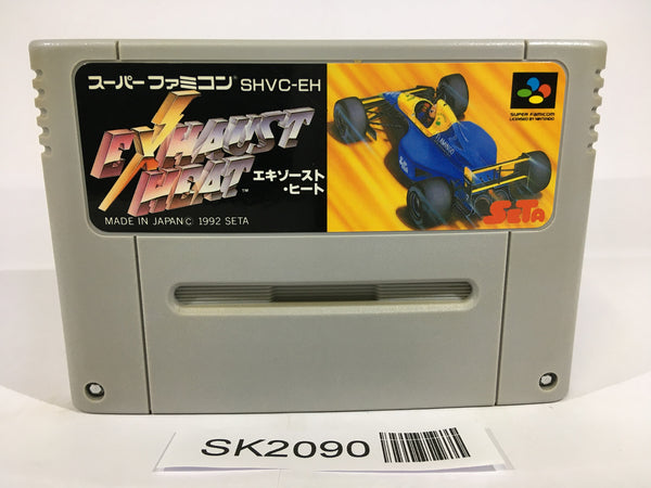 SK2090 Exhaust Heat F1 ROC Race of Champions SNES Super Famicom Japan