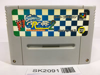 SK2091 Super F1 Circus 2 Racing SNES Super Famicom Japan