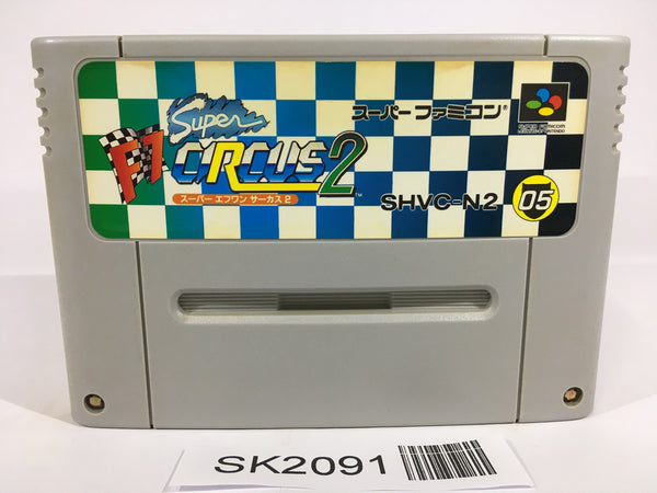 SK2091 Super F1 Circus 2 Racing SNES Super Famicom Japan