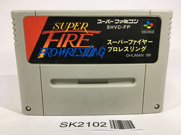 SK2102 Super Fire Pro Wrestling SNES Super Famicom Japan