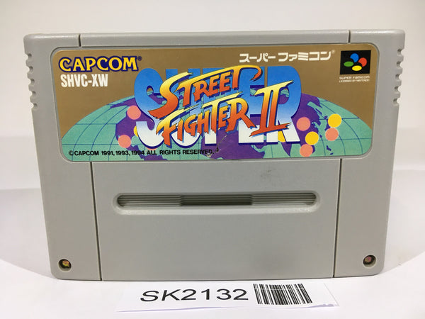SK2132 Super Street Fighter II 2 SNES Super Famicom Japan