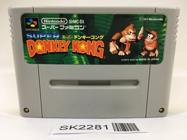 SK2281 Super Donkey Kong Country SNES Super Famicom Japan