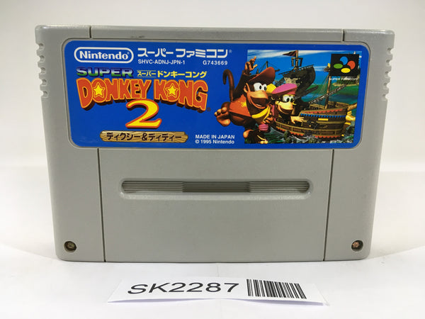 SK2287 Super Donkey Kong Country 2 SNES Super Famicom Japan