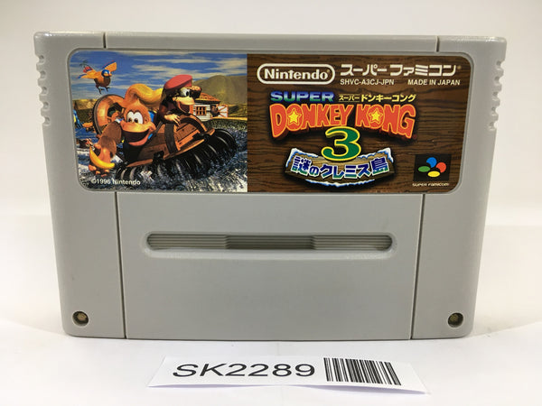 SK2289 Super Donkey Kong Country 3 SNES Super Famicom Japan