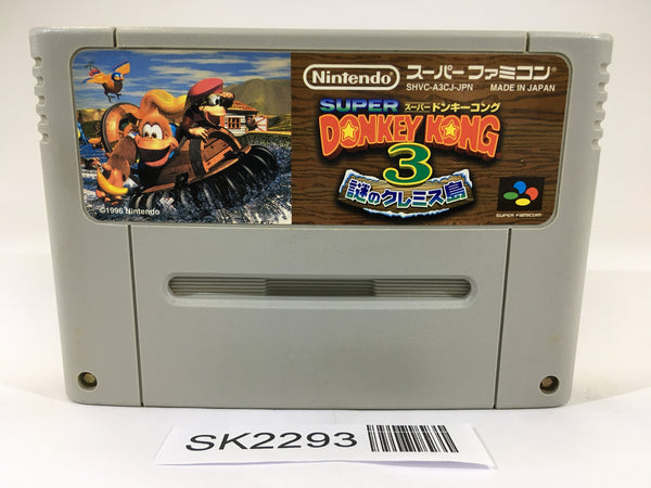 SK2293 Super Donkey Kong Country 3 SNES Super Famicom Japan