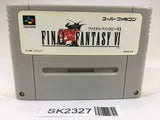SK2327 Final Fantasy VI 6 SNES Super Famicom Japan