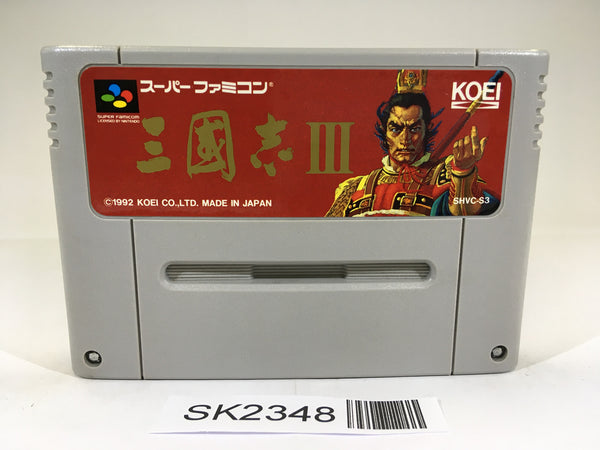 SK2348 Sangokushi III SNES Super Famicom Japan
