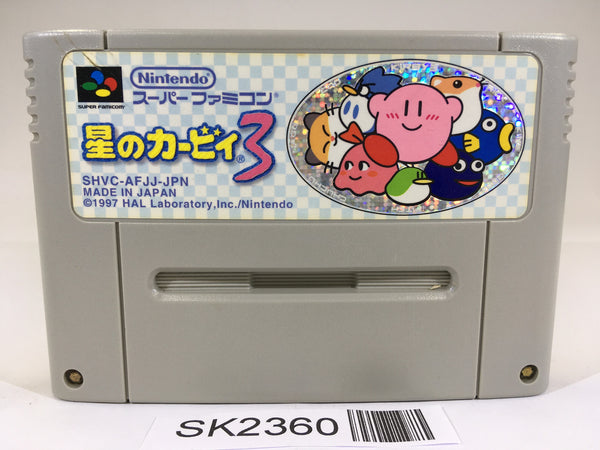 SK2360 Kirby 3 Kirby's Dream Land 3 SNES Super Famicom Japan