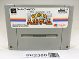 SK2388 The Game of Life Super Jinsei Game SNES Super Famicom Japan