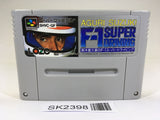 SK2398 Aguri Suzuki no F1 Super Driving Racing SNES Super Famicom Japan
