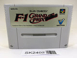 SK2402 F1 Grand Prix Racing SNES Super Famicom Japan