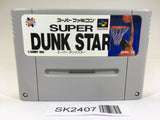 SK2407 Super Dunk Star Basketball SNES Super Famicom Japan