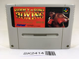 SK2414 Riddick Bowe Boxing SNES Super Famicom Japan
