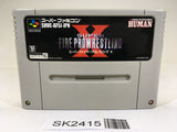 SK2415 Super Fire Pro Wrestling X SNES Super Famicom Japan