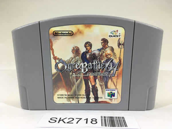 SK2718 Ogre Battle 64 Nintendo 64 N64 Japan