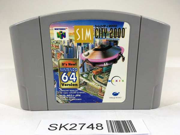 SK2748 Sim City 2000 Nintendo 64 N64 Japan