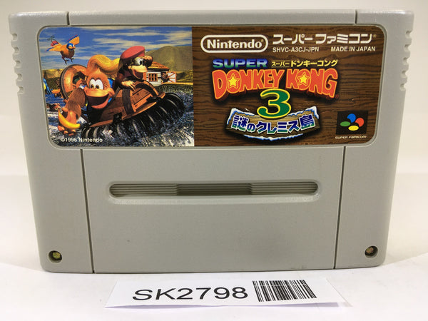 SK2798 Super Donkey Kong Country 3 SNES Super Famicom Japan