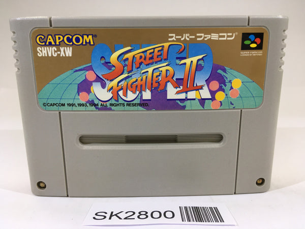 SK2800 Super Street Fighter II 2 SNES Super Famicom Japan