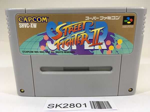 SK2801 Super Street Fighter II 2 SNES Super Famicom Japan