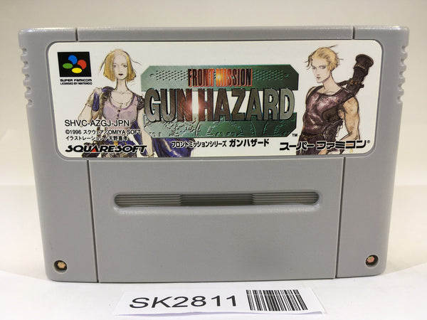 SK2811 Front Mission Series Gun Hazard SNES Super Famicom Japan