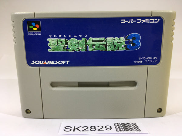 SK2829 Seiken Densetsu 3 Secret of Mana SNES Super Famicom Japan