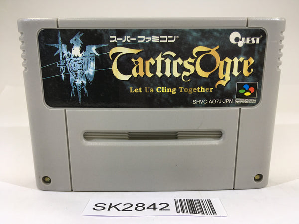 SK2842 Tactics Ogre Let Us Cling Together SNES Super Famicom Japan