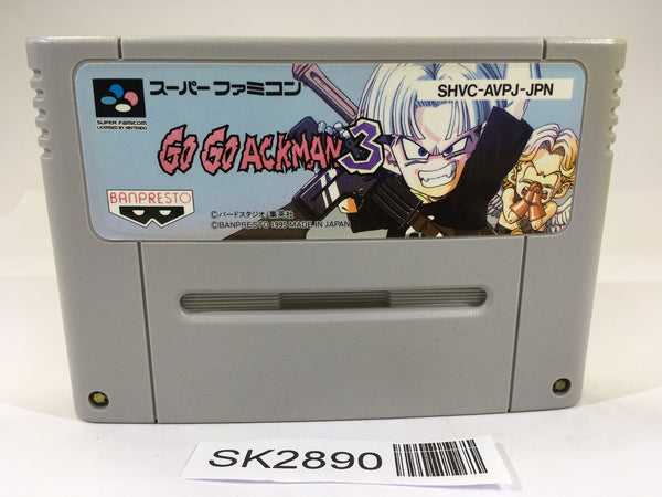 SK2890 Go Go Ackman 3 SNES Super Famicom Japan