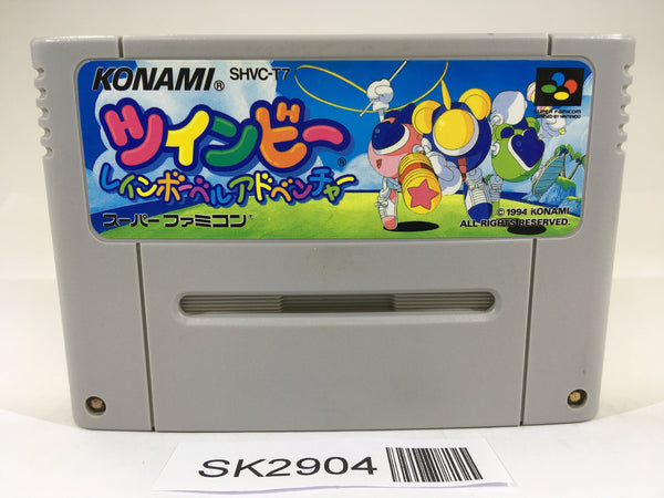 SK2904 TwinBee Rainbow Bell Adventure Pop'n SNES Super Famicom Japan