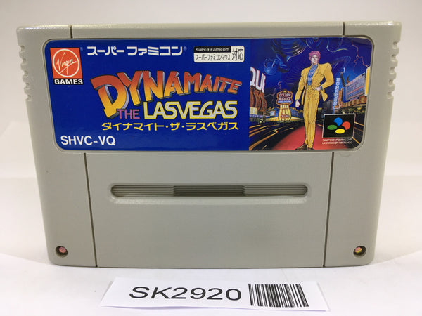 SK2920 Dynamite The Las Vegas SNES Super Famicom Japan
