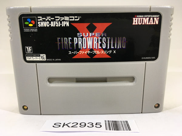 SK2935 Super Fire Pro Wrestling X SNES Super Famicom Japan
