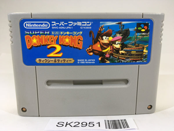 SK2951 Super Donkey Kong Country 2 SNES Super Famicom Japan