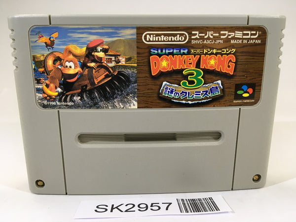SK2957 Super Donkey Kong Country 3 SNES Super Famicom Japan