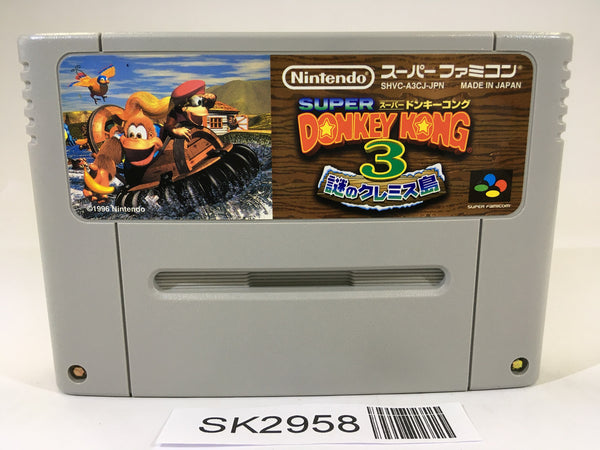 SK2958 Super Donkey Kong Country 3 SNES Super Famicom Japan