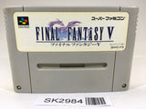 SK2984 Final Fantasy 5 V SNES Super Famicom Japan