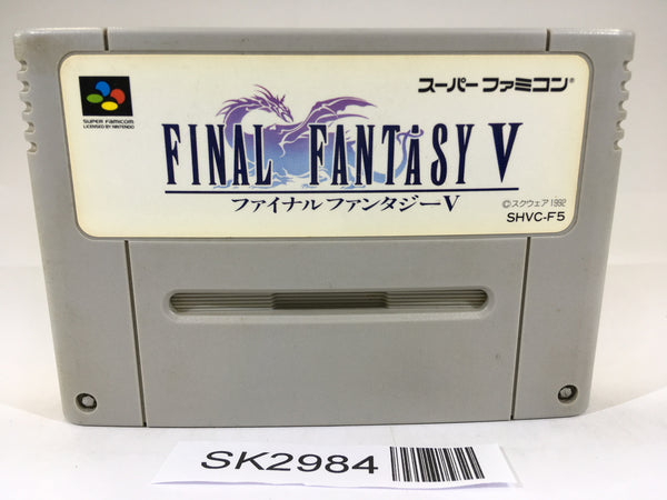 SK2984 Final Fantasy 5 V SNES Super Famicom Japan