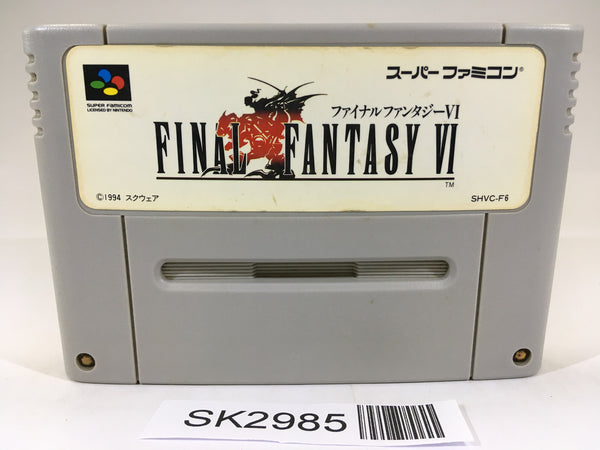 SK2985 Final Fantasy VI 6 SNES Super Famicom Japan