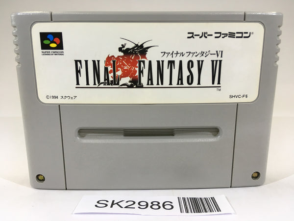 SK2986 Final Fantasy VI 6 SNES Super Famicom Japan