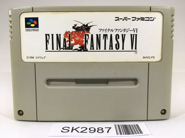 SK2987 Final Fantasy VI 6 SNES Super Famicom Japan