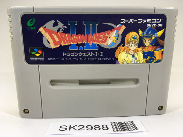 SK2988 Dragon Quest 1 & 2 SNES Super Famicom Japan