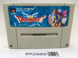 SK2989 Dragon Quest III 3 SNES Super Famicom Japan