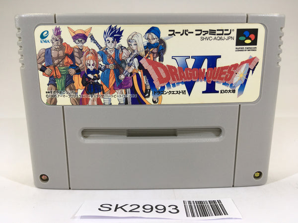 SK2993 Dragon Quest VI 6 SNES Super Famicom Japan