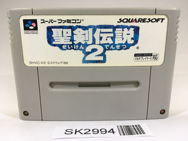 SK2994 Seiken Densetsu 2 Secret of Mana SNES Super Famicom Japan