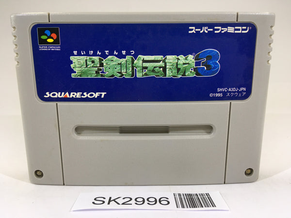 SK2996 Seiken Densetsu 3 Secret of Mana SNES Super Famicom Japan