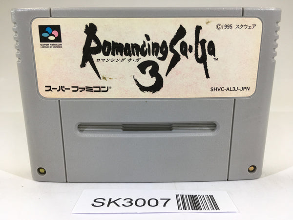 SK3007 Romancing Sa Ga 3 SNES Super Famicom Japan