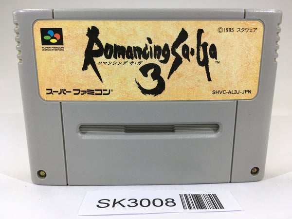 SK3008 Romancing Sa Ga 3 SNES Super Famicom Japan