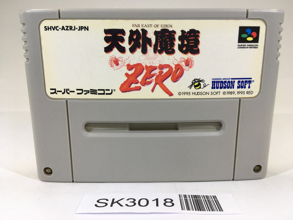 SK3018 Far East Of Eden Tengai Makyou Zero SNES Super Famicom Japan