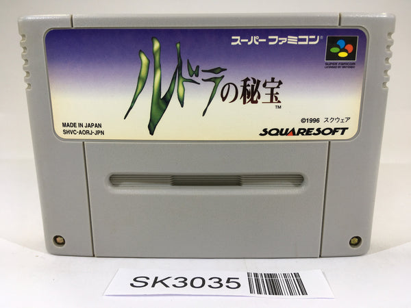SK3035 Treasure of the Rudras Rudra no Hihou SNES Super Famicom Japan